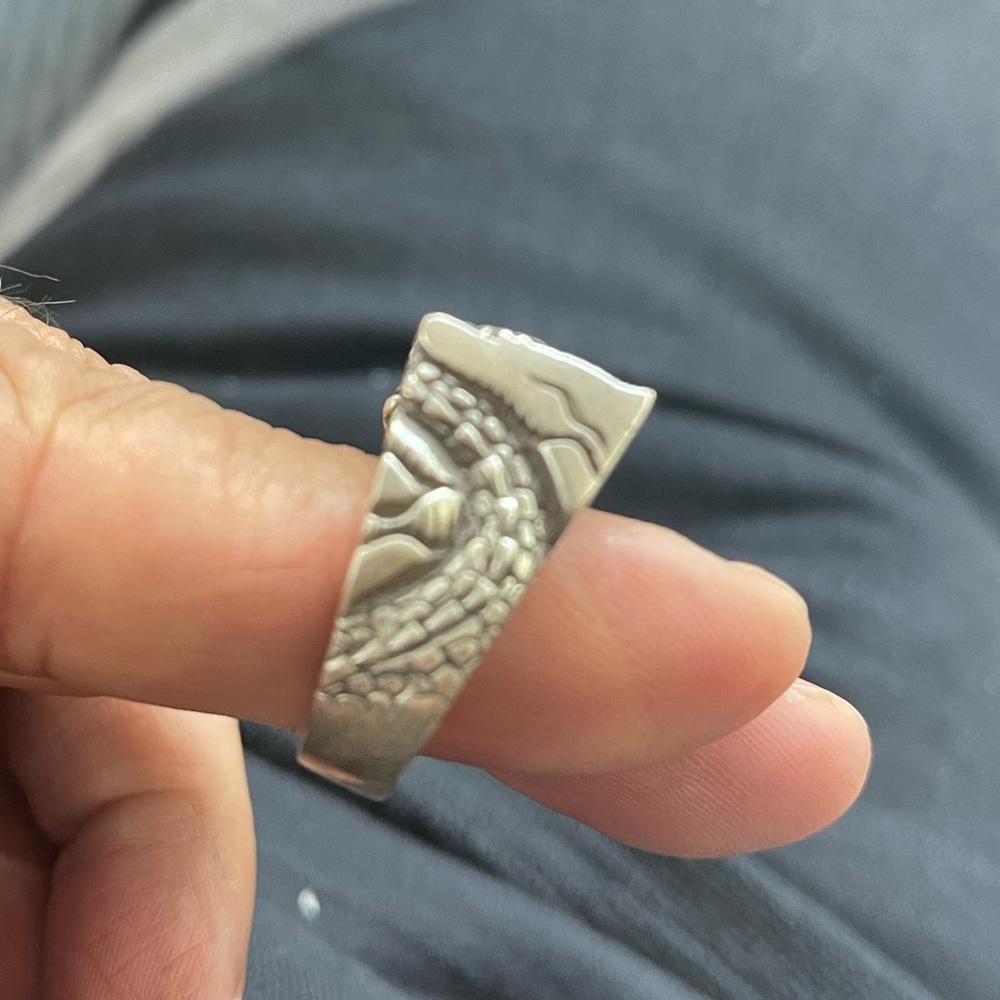 Solid Starling Silver Ring - image 4